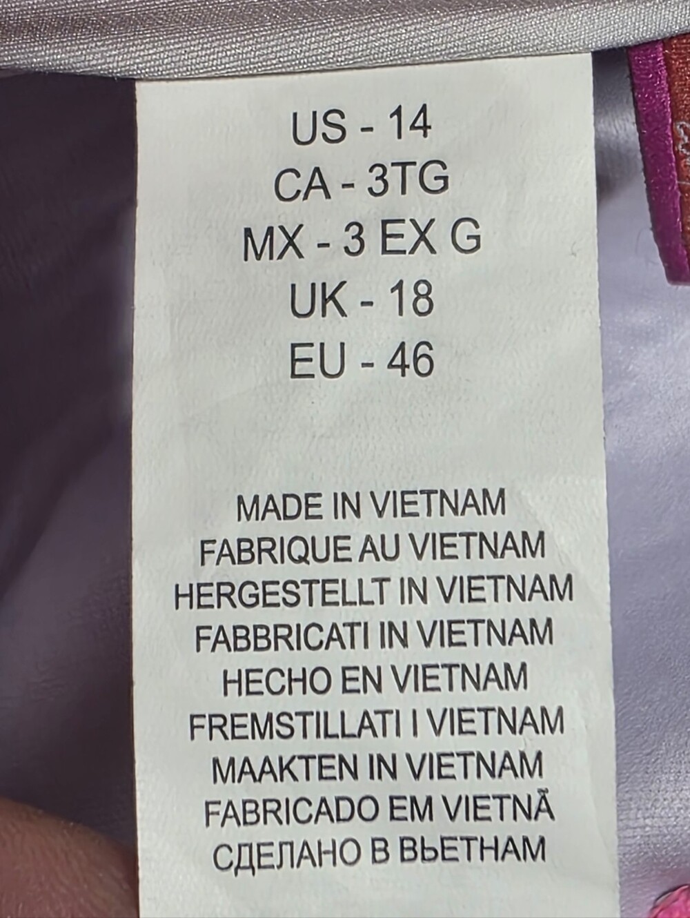 NWOT TRINA TURK CUTOUT MORNING SUNRISE SWIMSUIT SZ 14 - Picture 9 of 13